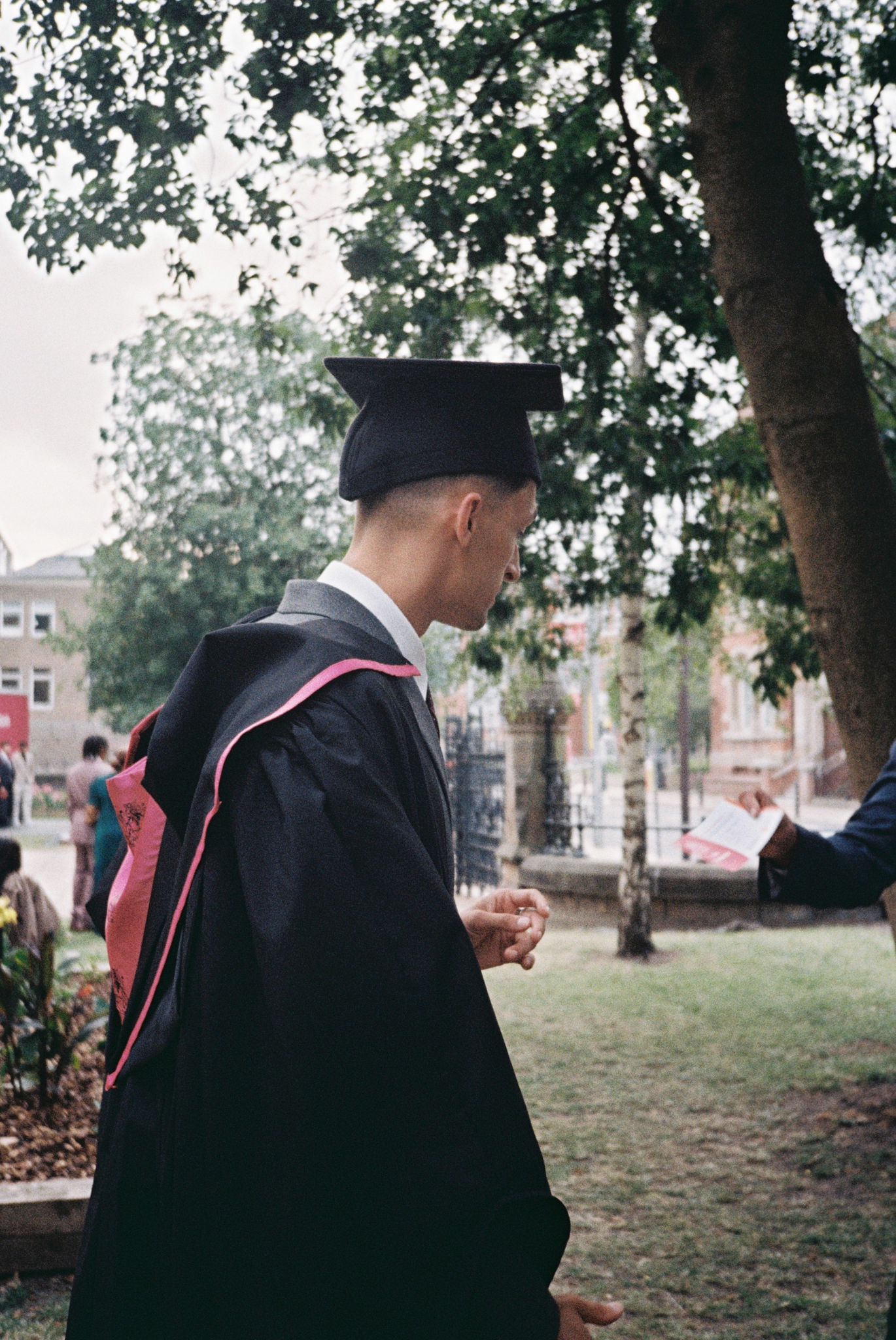 Ben Joshi working on a computer